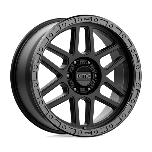 KMC KM544 MESA 6X114.3 20X9 +18 SATIN BLACK WITH GLOSS BLACK LIP