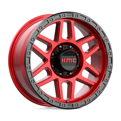 KMC KM544 MESA 8X170 20X9 +0 CANDY RED WITH BLACK LIP