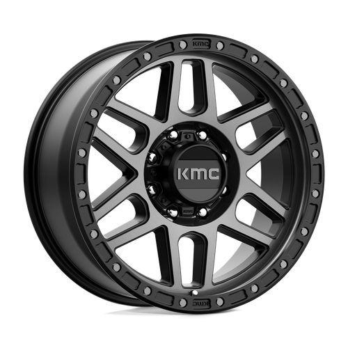 KMC KM544 MESA 8X180 20X9 +0 SATIN BLACK WITH GRAY TINT