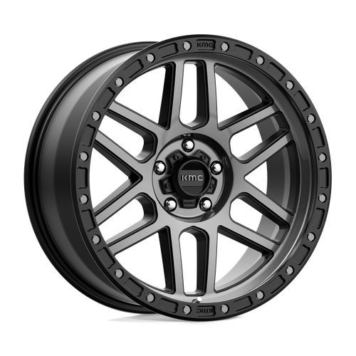 KMC KM544 MESA 5X150 17X9 -12 SATIN BLACK WITH GRAY TINT