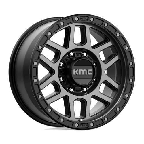 KMC KM544 MESA 8X170 17X9 -12 SATIN BLACK WITH GRAY TINT