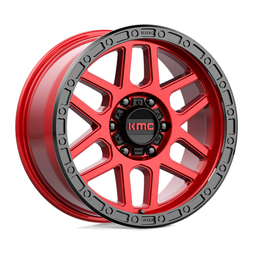 KMC KM544 MESA 6X114.3 18X9 +18 CANDY RED WITH BLACK LIP