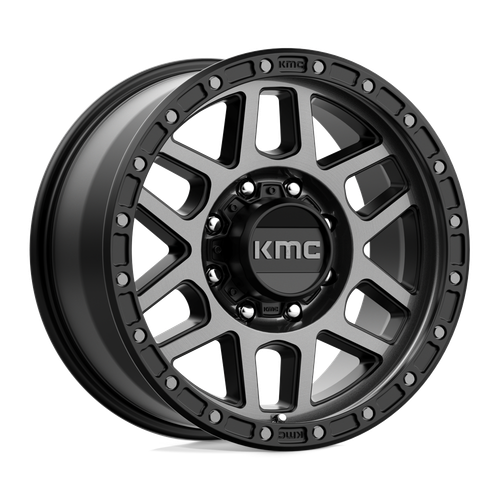 KMC KM544 MESA 8X180 18X9 +18 SATIN BLACK WITH GRAY TINT