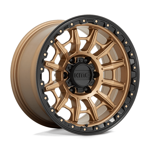 KMC KM547 CARNAGE 6X139.7 17X9 +0 MATTE BRONZE WITH BLACK LIP