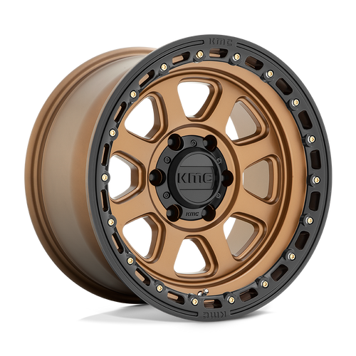 KMC KM548 CHASE 8X165.1 20X9 +0 MATTE BRONZE WITH BLACK LIP