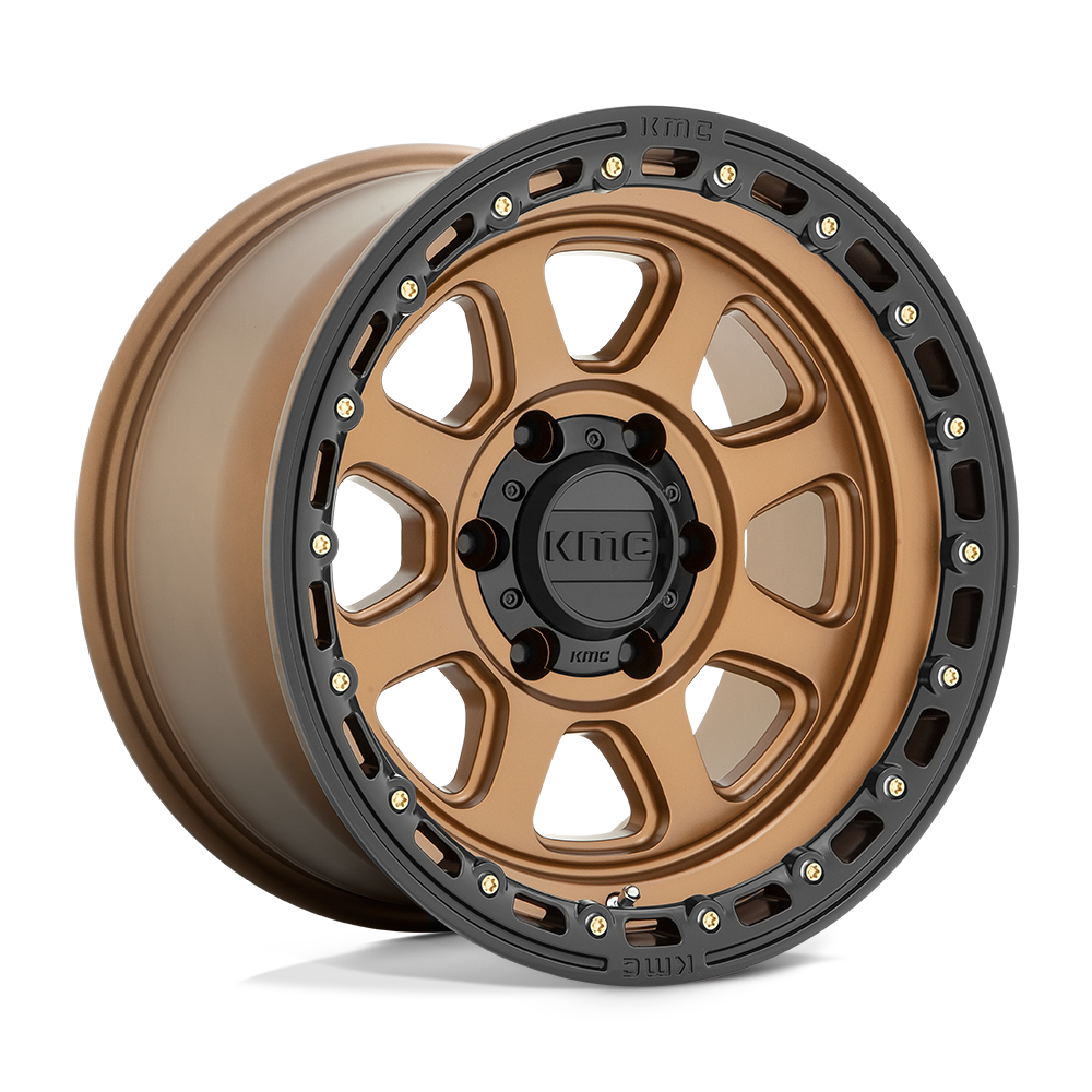 KMC KM548 CHASE 6X139.7 17X9 +0 MATTE BRONZE WITH BLACK LIP
