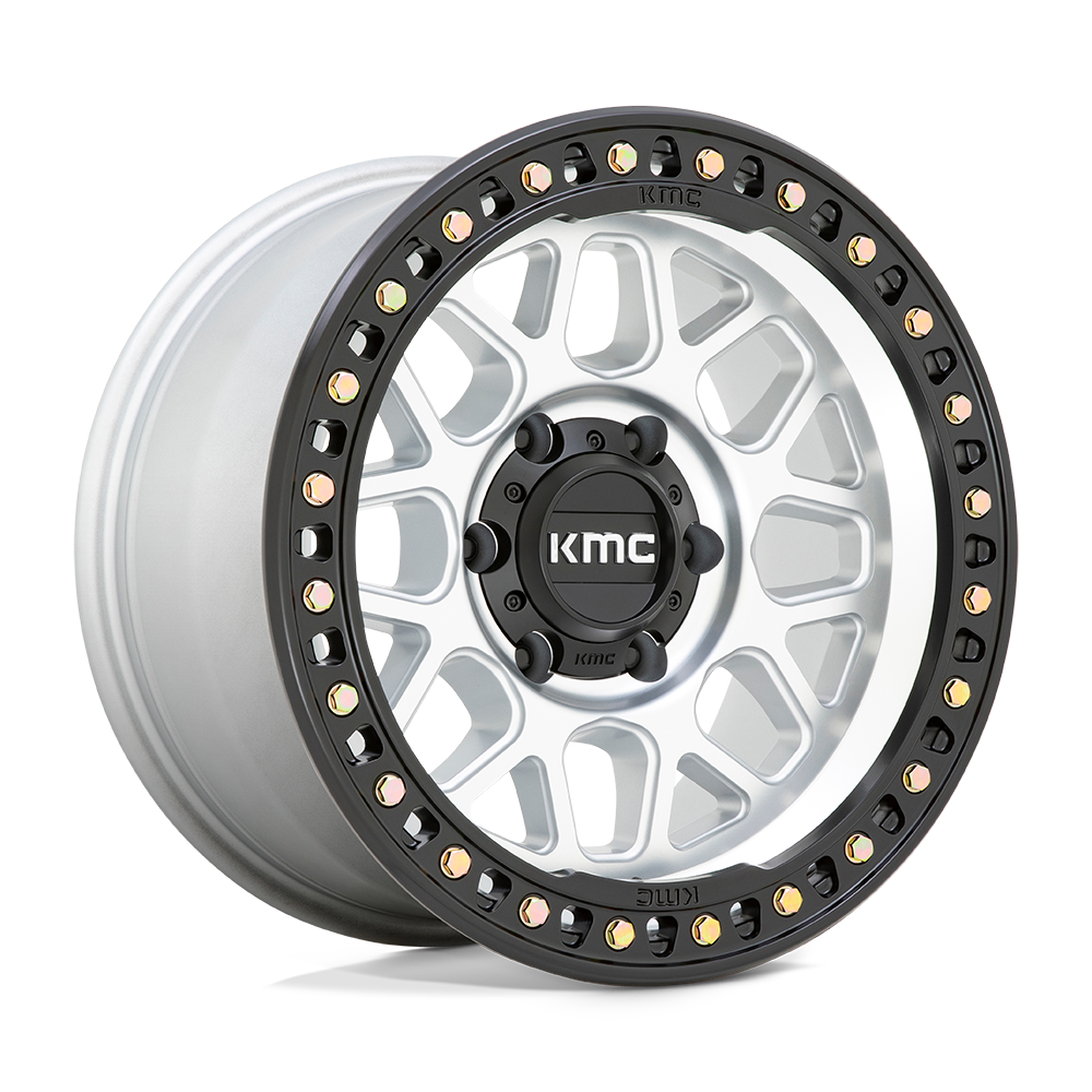 KMC KM549 GRS 5X127 18X8.5 +0 MACHINED WITH SATIN BLACK LIP
