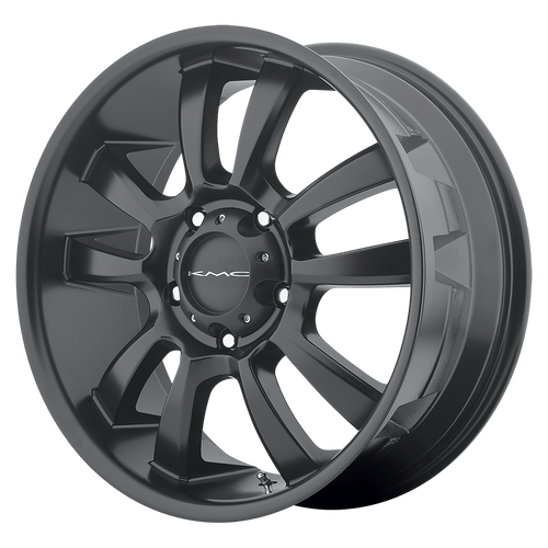 KMC KM673 SKITCH 6X120 18X8 +15 SATIN BLACK | ThreePiece.us