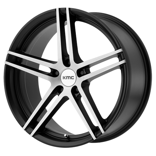 KMC KM703 MONOPHONIC 5X112 18X9.5 +35 SATIN BLACK BRUSHED