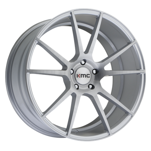 KMC KM709 FLUX 5X115 20X8.5 +25 BRUSHED SILVER