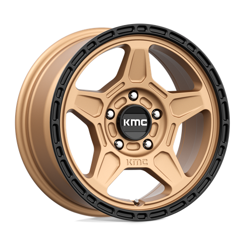 KMC KM721 ALPINE 5X100 15X7 +15 MATTE BRONZE WITH BLACK LIP