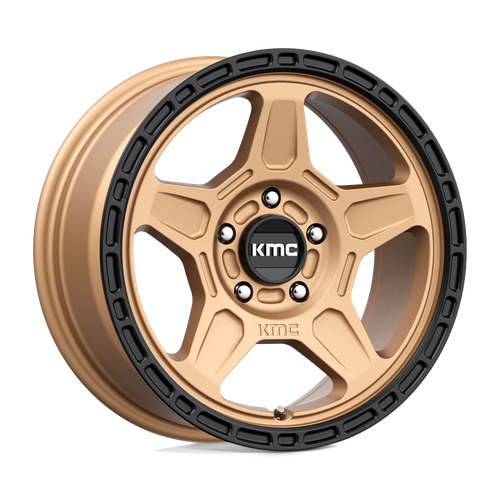 KMC KM721 ALPINE 5X100 16X7 +15 MATTE BRONZE WITH BLACK LIP
