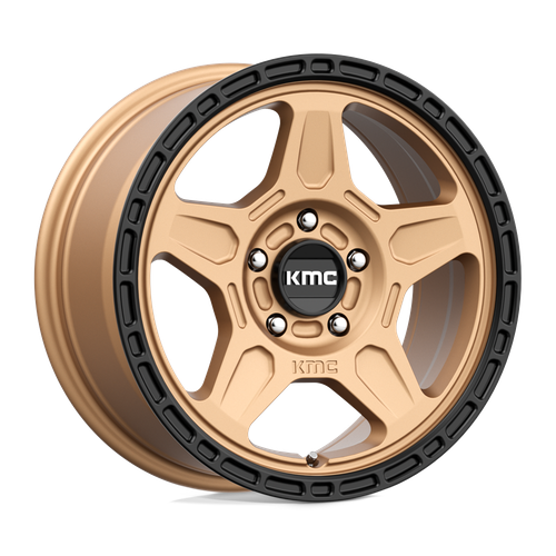 KMC KM721 ALPINE 5X110 16X7.5 +30 MATTE BRONZE WITH BLACK LIP