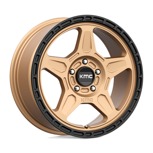 KMC KM721 ALPINE 5X108 17X8 +38 MATTE BRONZE WITH BLACK LIP