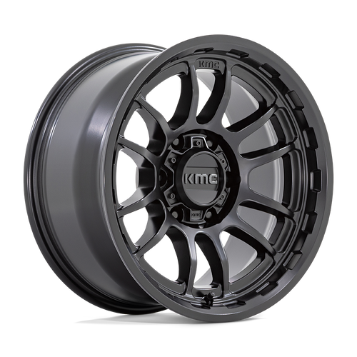 KMC KM727 WRATH 5X127 20X9 +0 SATIN BLACK