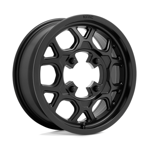 KMC Powersports KS133 MESA LITE 4X137 15X6 +38 SATIN BLACK