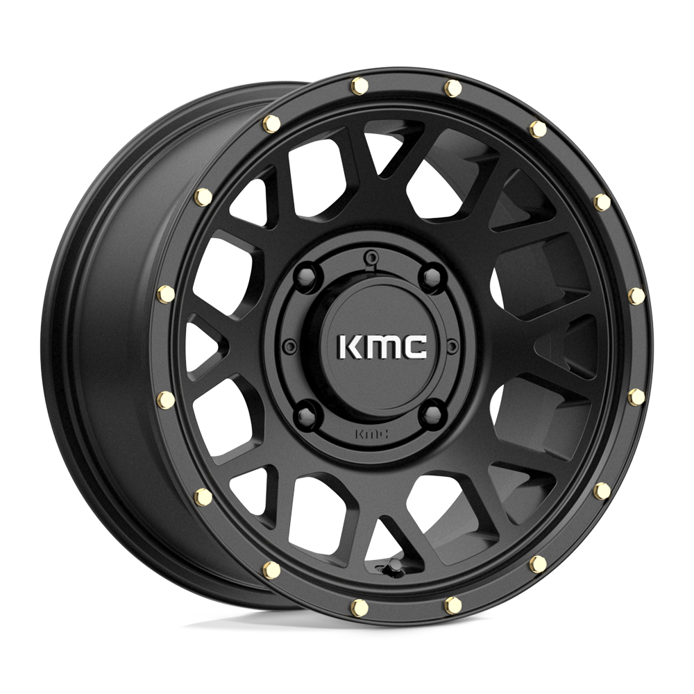 KMC Powersports KS135 GRENADE 4X156 14X10 +0 SATIN BLACK