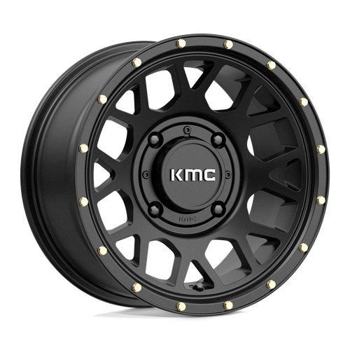 KMC Powersports KS135 GRENADE 4X156 14X7 +10 SATIN BLACK