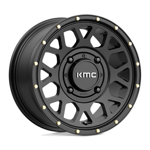 KMC Powersports KS135 GRENADE 4X156 14X7 +38 SATIN BLACK