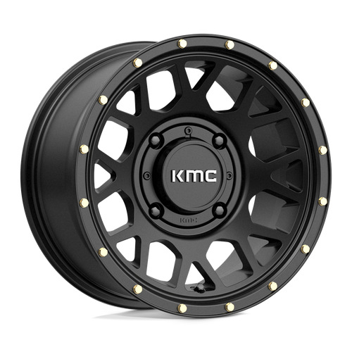 KMC Powersports KS135 GRENADE 4X156 15X10 +0 SATIN BLACK