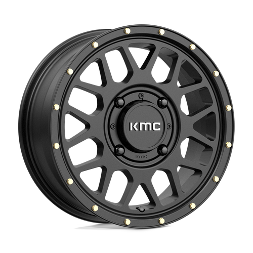 KMC Powersports KS135 GRENADE 4X137 15X6 +38 SATIN BLACK