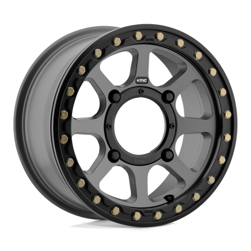 KMC Powersports KS234 ADDICT 2 BEADLOCK 4X137 15X6 +38 SATIN GRAY