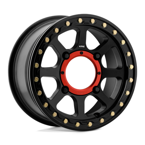 KMC Powersports KS234 ADDICT 2 BEADLOCK 4X137 15X6 +38 SATIN BLACK