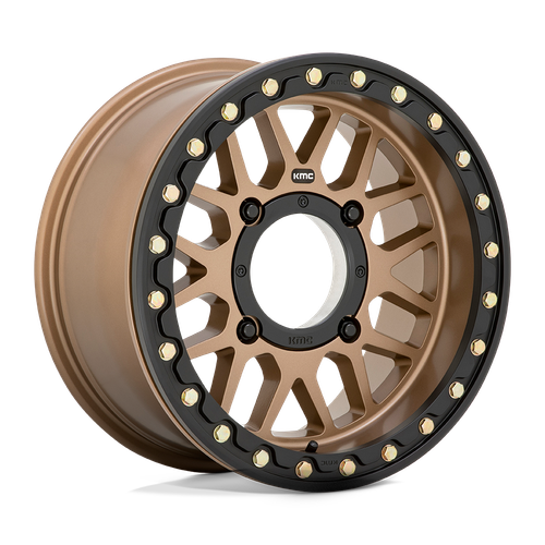 KMC Powersports KS235 GRENADE BEADLOCK 4X110 15X7 +10 SATIN BRONZE