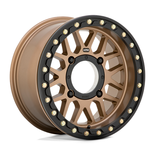 KMC Powersports KS235 GRENADE BEADLOCK 4X137 15X7 +10 SATIN BRONZE