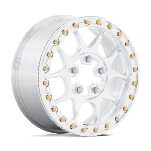 KMC Powersports KS437 TORO FORGED BEADLOCK 5X114.3 15X6 +50 RAW MACHINED FORGED