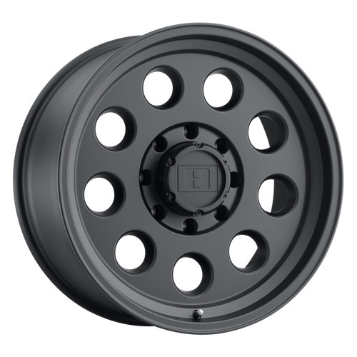 Level 8 HAULER 6X139.7 16X6 +0 MATTE BLACK