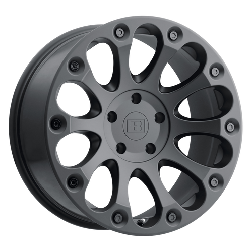 Level 8 IMPACT 5X135 17X8.5 -24 MATTE BLACK