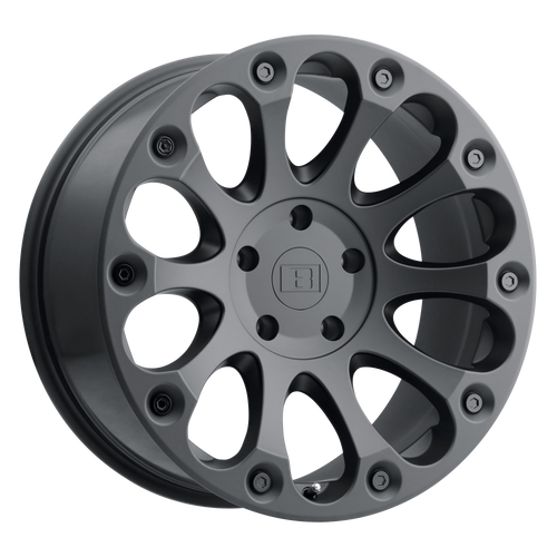 Level 8 IMPACT 6X114.3 18X9 +12 MATTE BLACK