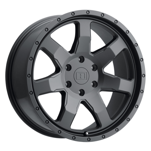 Level 8 SLAM 6X120 20X9 +9 MATTE BLACK
