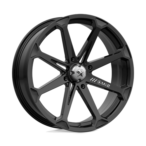 MSA Offroad Wheels M12 DIESEL 4X156 20X7 +10 GLOSS BLACK