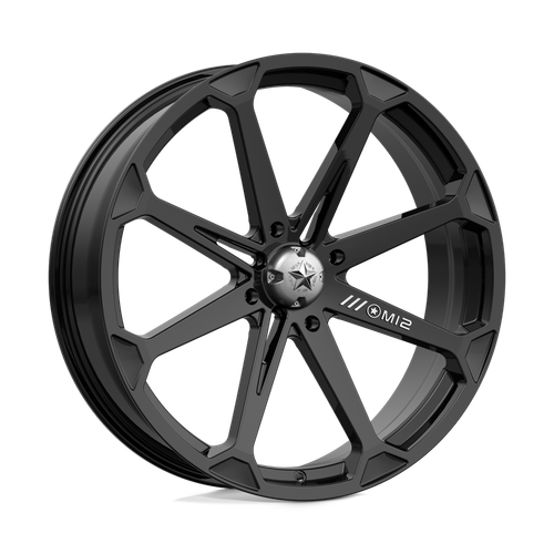 MSA Offroad Wheels M12 DIESEL 4X137 22X7 +10 GLOSS BLACK