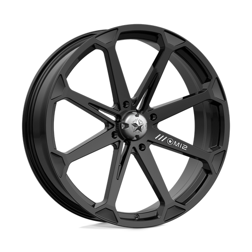 MSA Offroad Wheels M12 DIESEL 4X156 22X7 +10 GLOSS BLACK