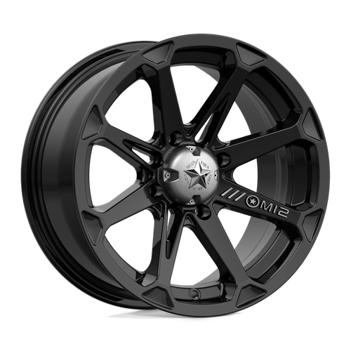 MSA Offroad Wheels M12 DIESEL 4X137 14X7 +10 GLOSS BLACK
