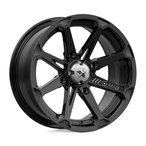 MSA Offroad Wheels M12 DIESEL 4X137 15X7 +10 GLOSS BLACK