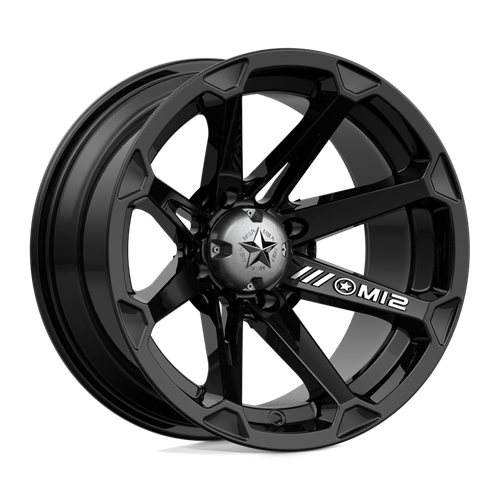MSA Offroad Wheels M12 DIESEL 4X110 14X7 -47 GLOSS BLACK