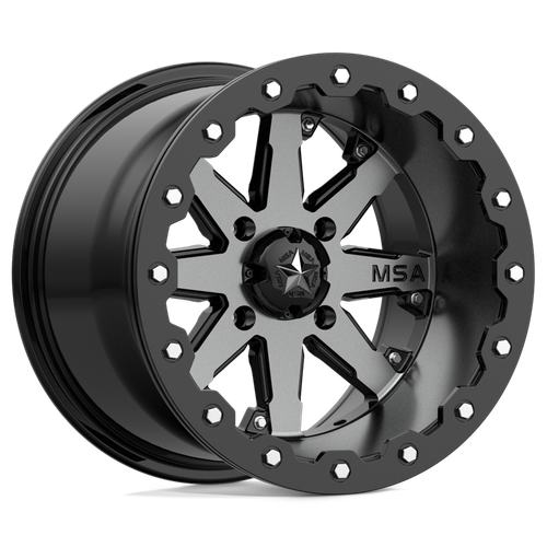 MSA Offroad Wheels M21 LOK BEADLOCK 4X110 14X10 -10 CHARCOAL TINT