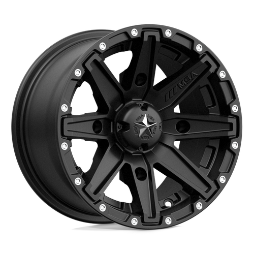 MSA Offroad Wheels M33 CLUTCH 4X110 12X7 +10 SATIN BLACK