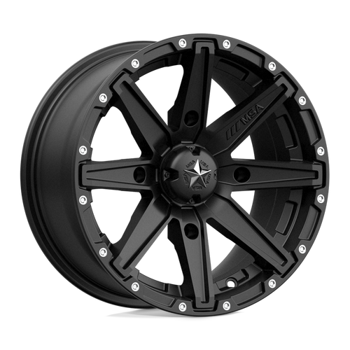 MSA Offroad Wheels M33 CLUTCH 4X156 15X10 +0 SATIN BLACK