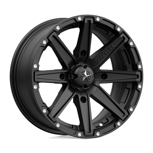 MSA Offroad Wheels M33 CLUTCH 4X137 15X7 +10 SATIN BLACK