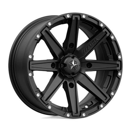 MSA Offroad Wheels M33 CLUTCH 4X156 15X7 +10 SATIN BLACK