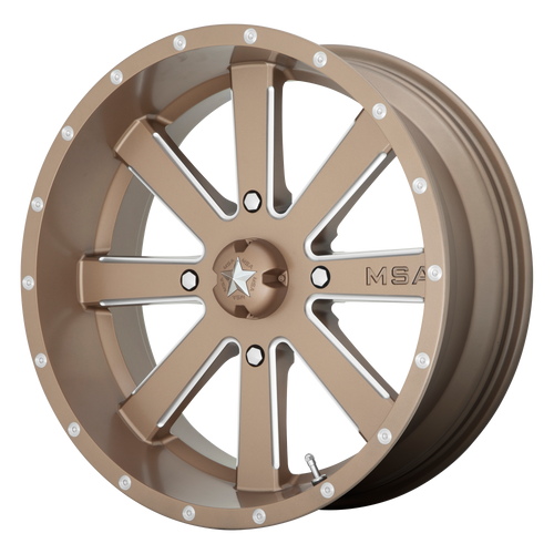 MSA Offroad Wheels M34 FLASH 4X156 24X7 +0 BRONZE MILLED