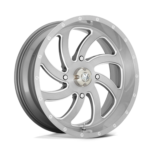 MSA Offroad Wheels M36 SWITCH 4X137 24X7 +0 BRUSHED TITANIUM
