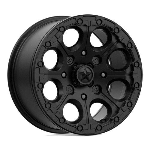 MSA Offroad Wheels M44 CANNON BEADLOCK 4X110 14X7 +10 SATIN BLACK