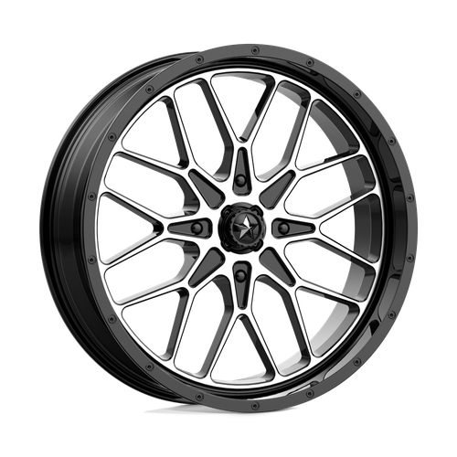 MSA Offroad Wheels M45 PORTAL 4X156 16X7 +10 GLOSS BLACK MACHINED