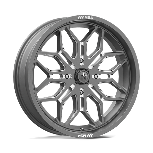 MSA Offroad Wheels M47 SNIPER 4X156 24X7 +10 GUNMETAL MILLED